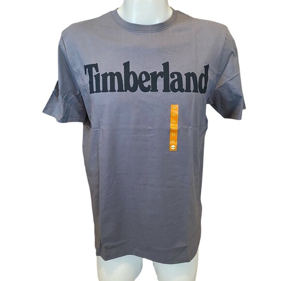 Timberland men's size XL regular fit gray short sleeve crewneck casual t-shirt - Picture 1 of 6